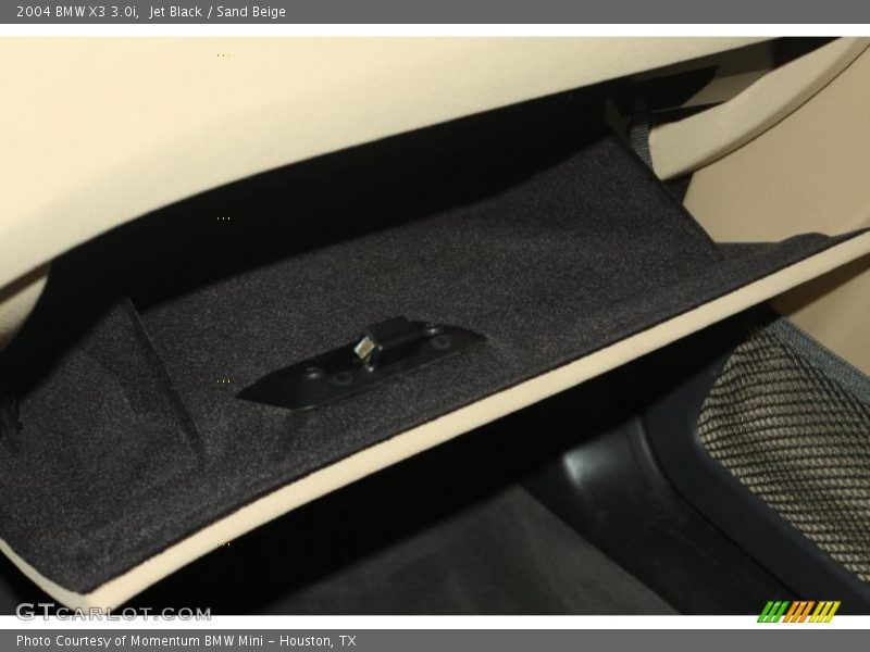 Jet Black / Sand Beige 2004 BMW X3 3.0i