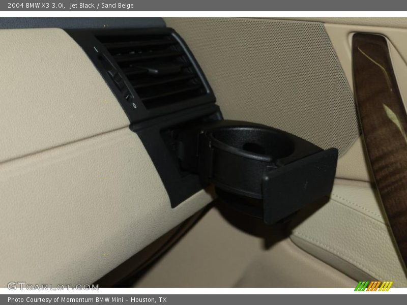 Jet Black / Sand Beige 2004 BMW X3 3.0i
