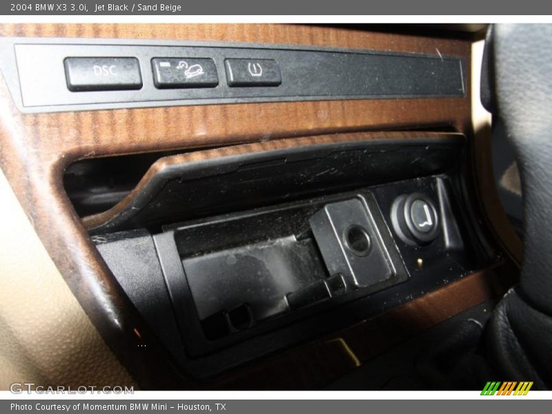 Jet Black / Sand Beige 2004 BMW X3 3.0i