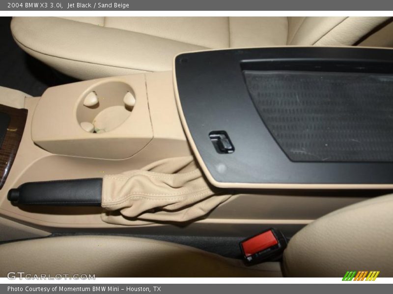 Jet Black / Sand Beige 2004 BMW X3 3.0i