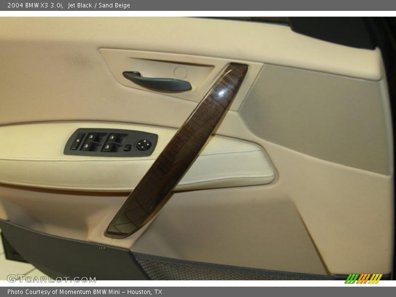 Jet Black / Sand Beige 2004 BMW X3 3.0i