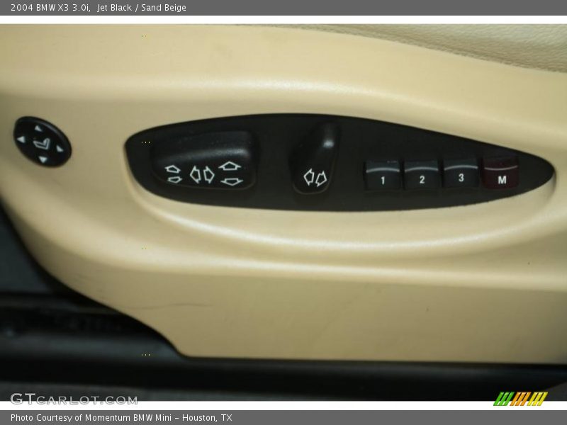 Jet Black / Sand Beige 2004 BMW X3 3.0i