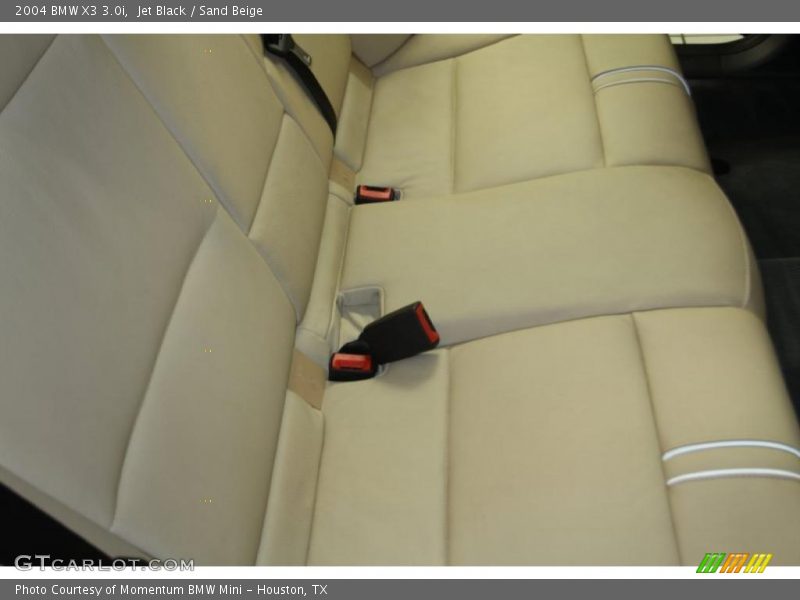 Jet Black / Sand Beige 2004 BMW X3 3.0i