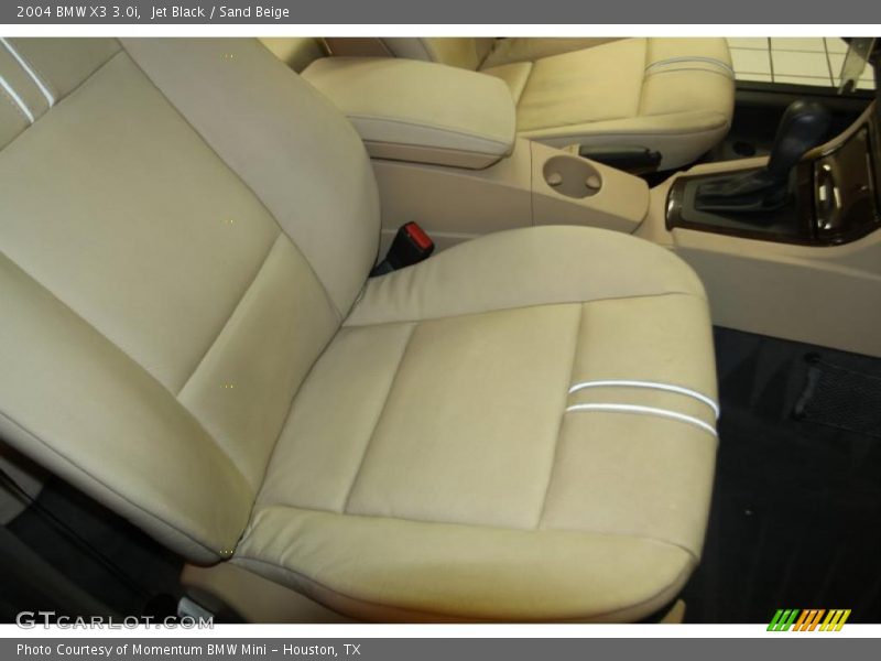 Jet Black / Sand Beige 2004 BMW X3 3.0i