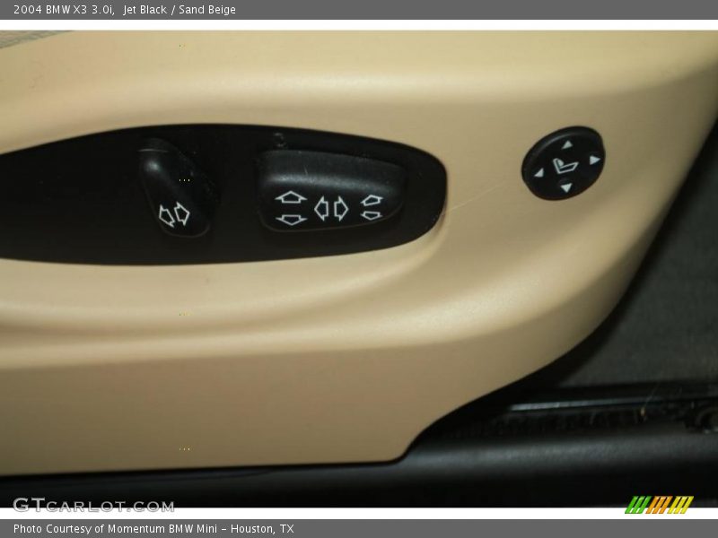 Jet Black / Sand Beige 2004 BMW X3 3.0i