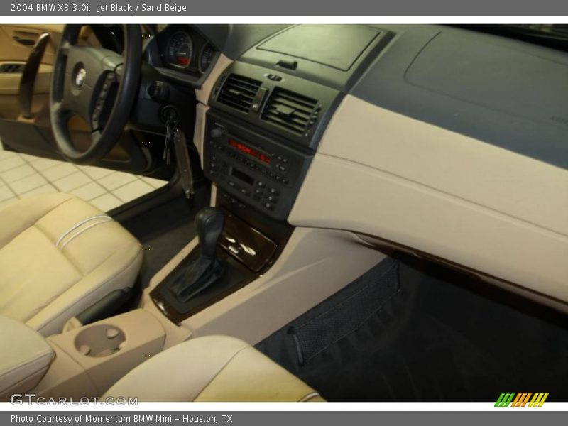 Jet Black / Sand Beige 2004 BMW X3 3.0i