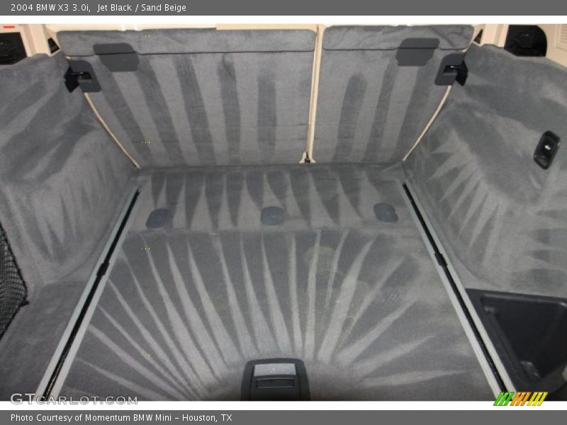 Jet Black / Sand Beige 2004 BMW X3 3.0i