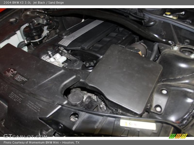 Jet Black / Sand Beige 2004 BMW X3 3.0i