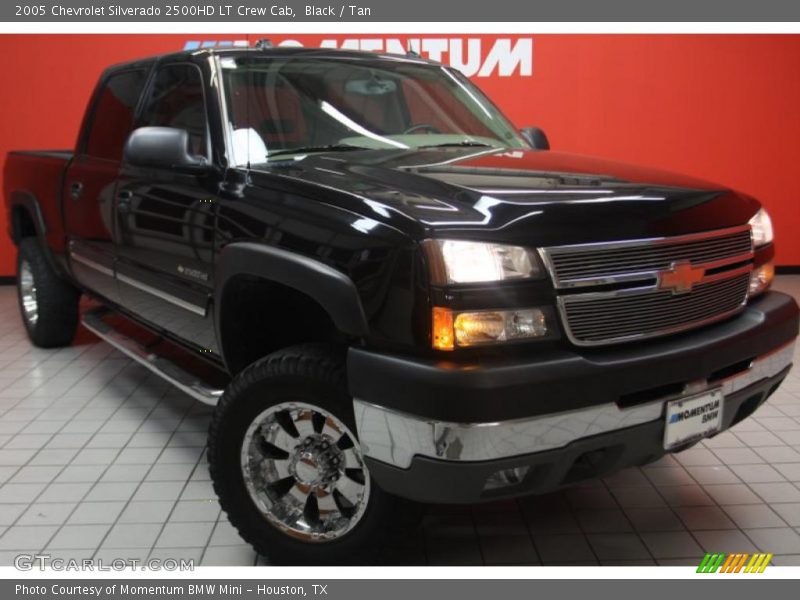 Black / Tan 2005 Chevrolet Silverado 2500HD LT Crew Cab