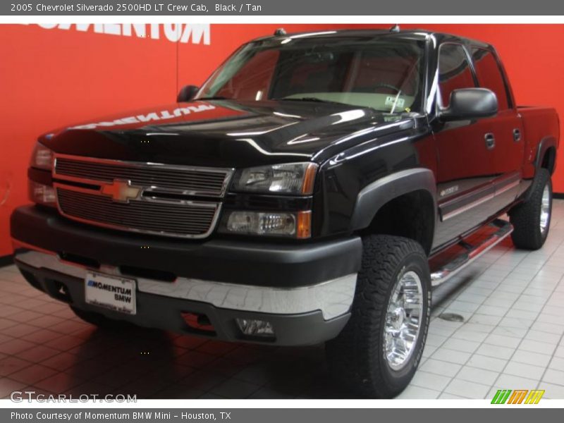 Black / Tan 2005 Chevrolet Silverado 2500HD LT Crew Cab