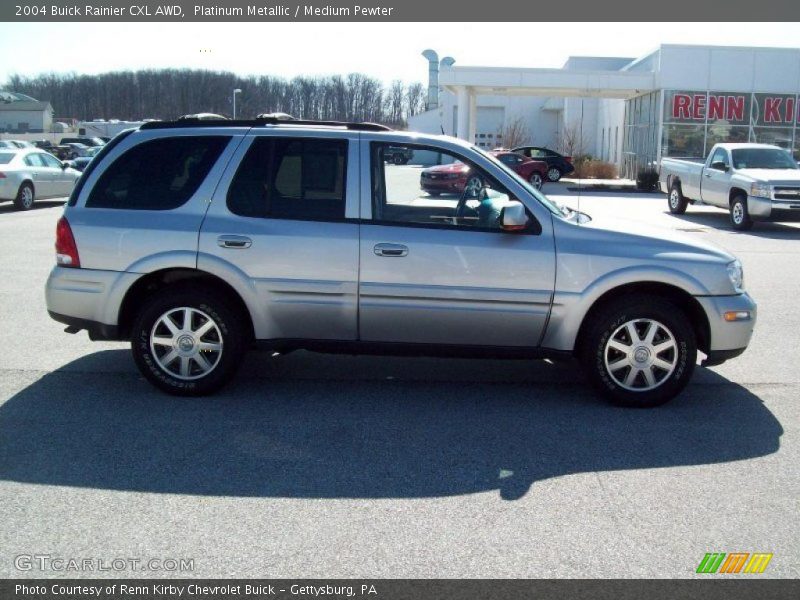 Platinum Metallic / Medium Pewter 2004 Buick Rainier CXL AWD