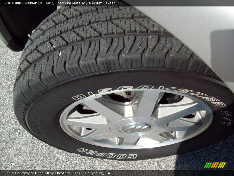 Platinum Metallic / Medium Pewter 2004 Buick Rainier CXL AWD