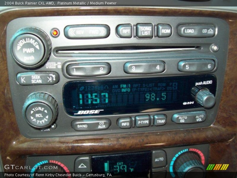 Controls of 2004 Rainier CXL AWD