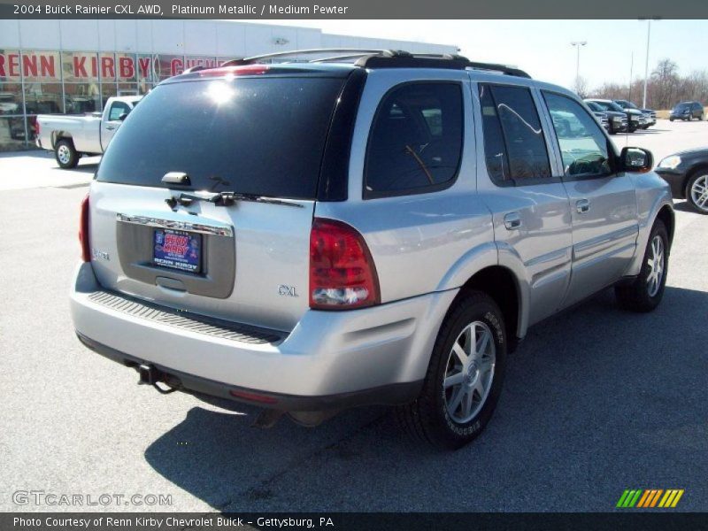 Platinum Metallic / Medium Pewter 2004 Buick Rainier CXL AWD