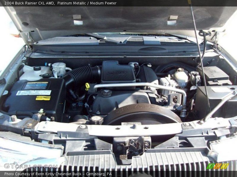Platinum Metallic / Medium Pewter 2004 Buick Rainier CXL AWD