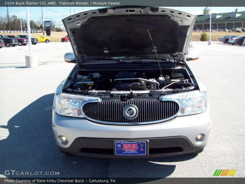 Platinum Metallic / Medium Pewter 2004 Buick Rainier CXL AWD