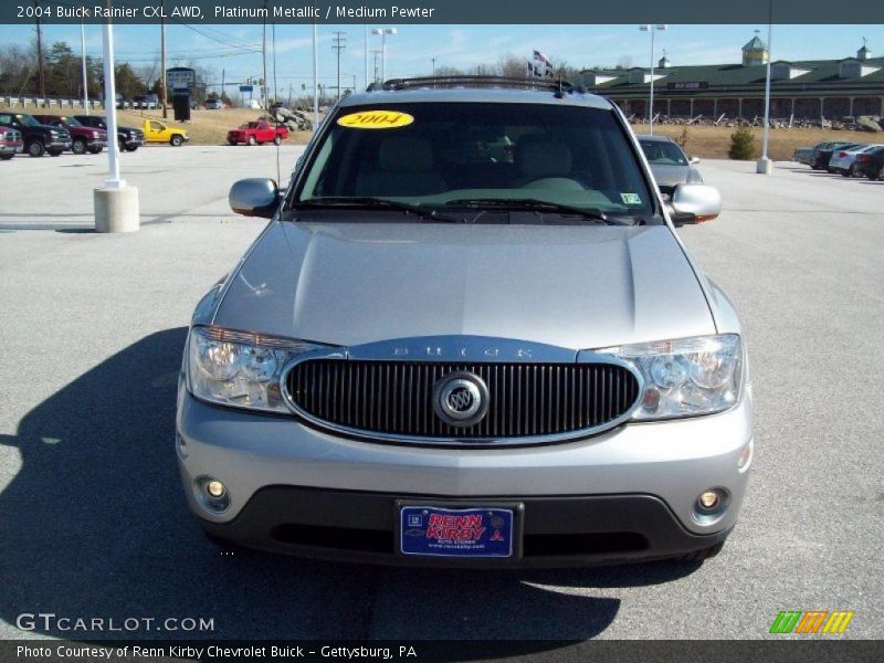 Platinum Metallic / Medium Pewter 2004 Buick Rainier CXL AWD