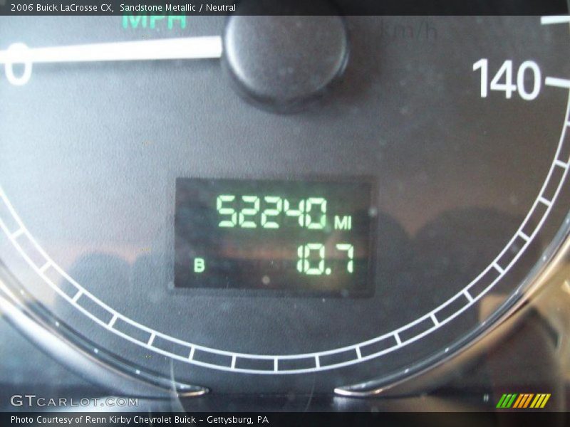 Sandstone Metallic / Neutral 2006 Buick LaCrosse CX