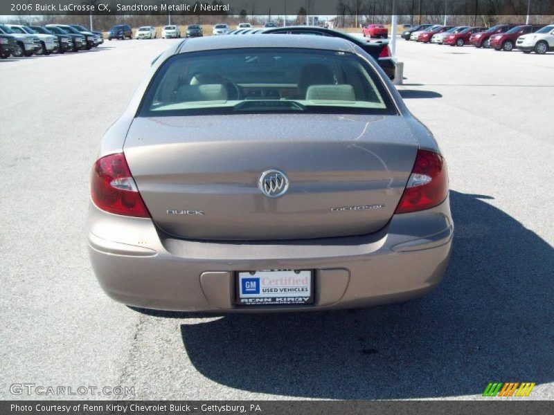 Sandstone Metallic / Neutral 2006 Buick LaCrosse CX