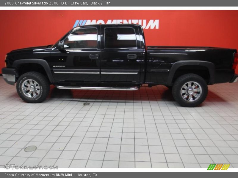 Black / Tan 2005 Chevrolet Silverado 2500HD LT Crew Cab