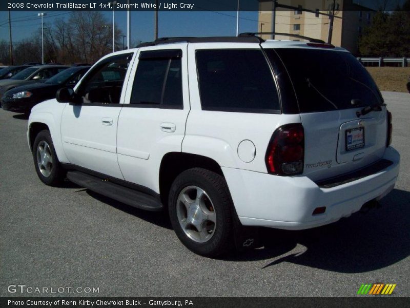 Summit White / Light Gray 2008 Chevrolet TrailBlazer LT 4x4