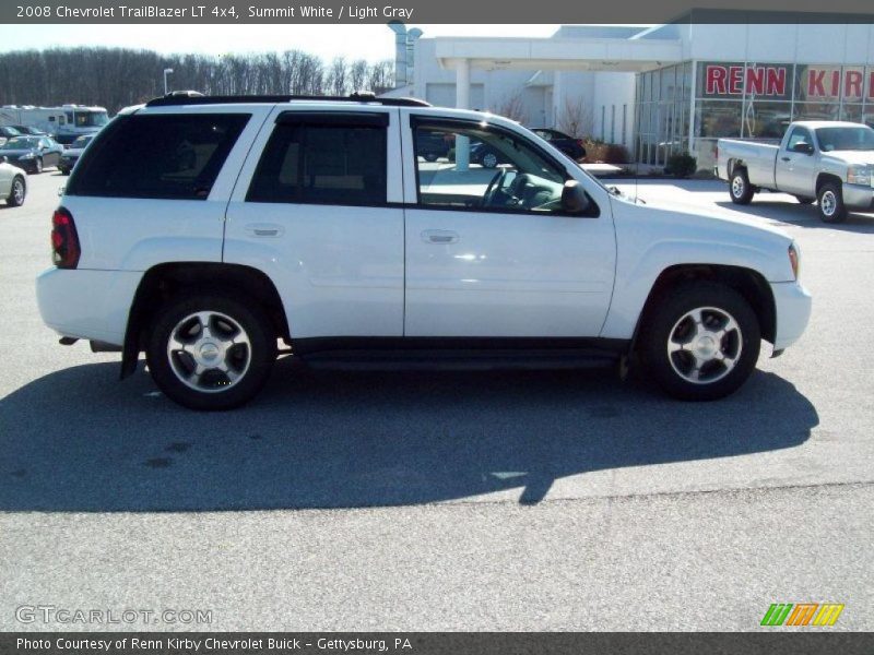 Summit White / Light Gray 2008 Chevrolet TrailBlazer LT 4x4