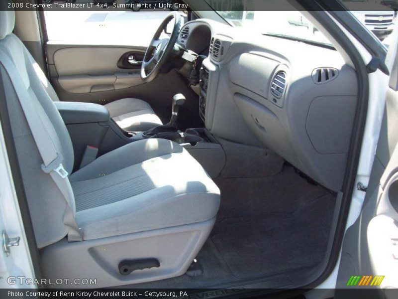 Summit White / Light Gray 2008 Chevrolet TrailBlazer LT 4x4