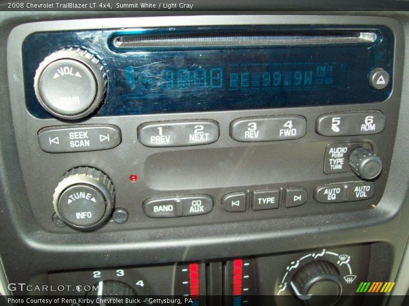 Summit White / Light Gray 2008 Chevrolet TrailBlazer LT 4x4