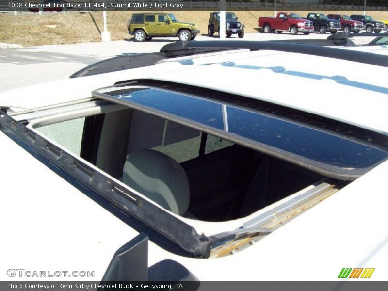 Summit White / Light Gray 2008 Chevrolet TrailBlazer LT 4x4