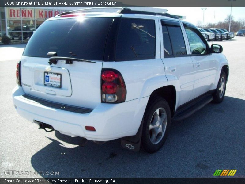 Summit White / Light Gray 2008 Chevrolet TrailBlazer LT 4x4