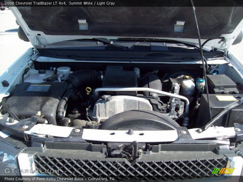 Summit White / Light Gray 2008 Chevrolet TrailBlazer LT 4x4