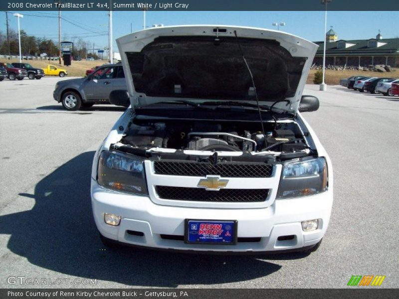 Summit White / Light Gray 2008 Chevrolet TrailBlazer LT 4x4
