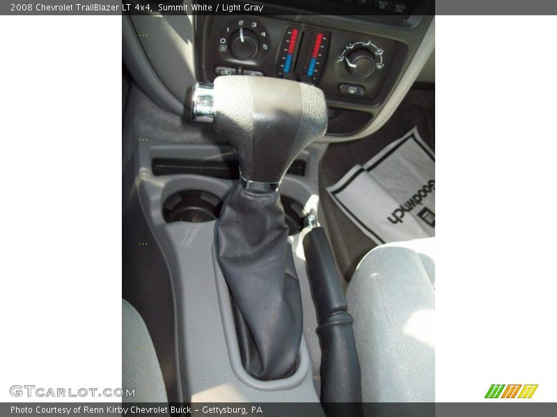 Summit White / Light Gray 2008 Chevrolet TrailBlazer LT 4x4