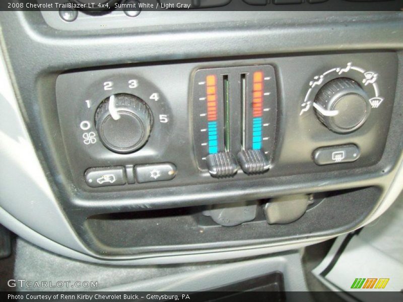 Summit White / Light Gray 2008 Chevrolet TrailBlazer LT 4x4