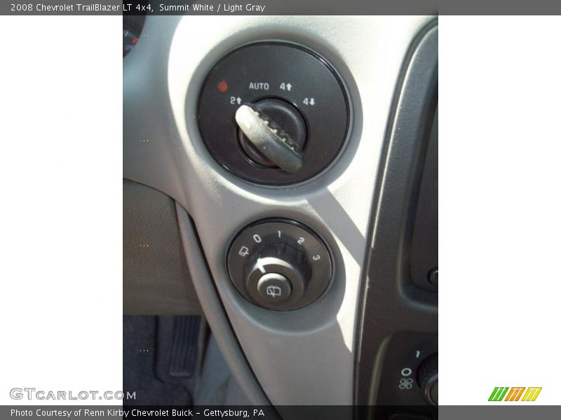 Summit White / Light Gray 2008 Chevrolet TrailBlazer LT 4x4