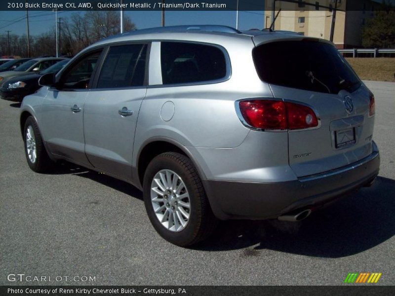 Quicksilver Metallic / Titanium/Dark Titanium 2010 Buick Enclave CXL AWD
