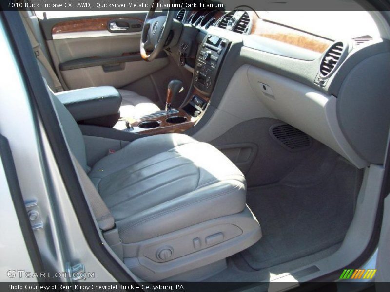 Quicksilver Metallic / Titanium/Dark Titanium 2010 Buick Enclave CXL AWD
