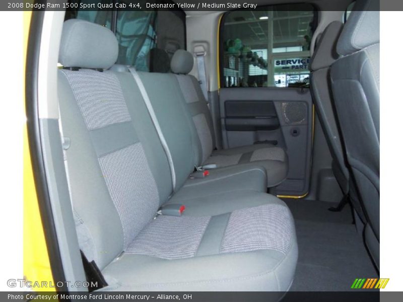 Detonator Yellow / Medium Slate Gray 2008 Dodge Ram 1500 Sport Quad Cab 4x4