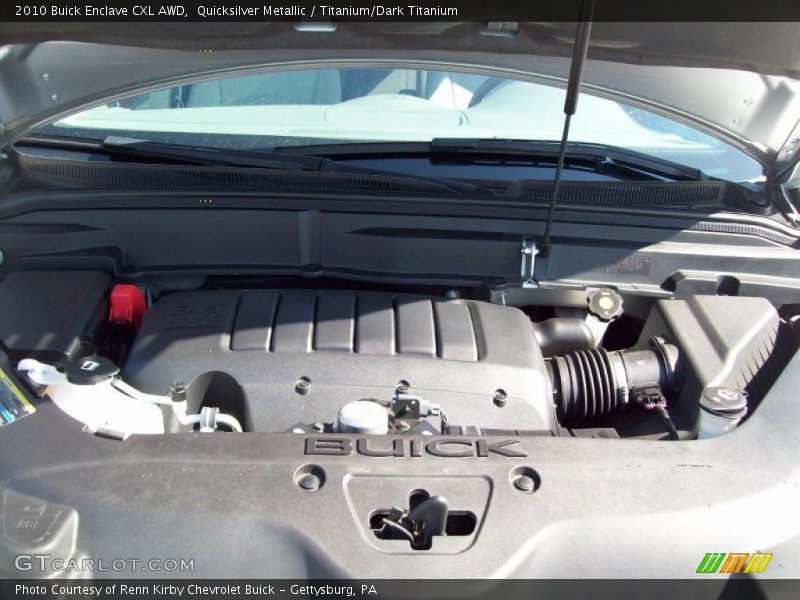 Quicksilver Metallic / Titanium/Dark Titanium 2010 Buick Enclave CXL AWD