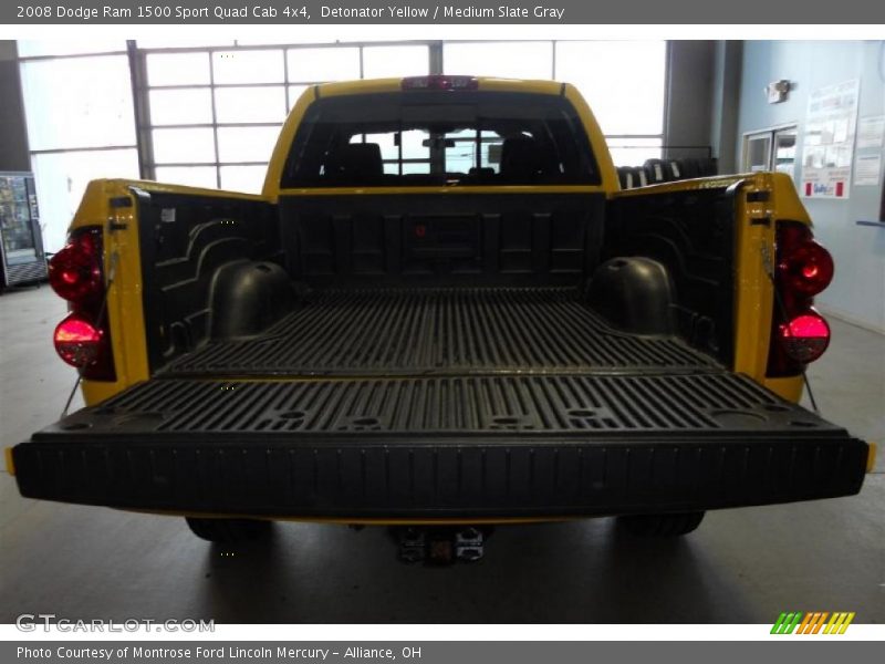 Detonator Yellow / Medium Slate Gray 2008 Dodge Ram 1500 Sport Quad Cab 4x4