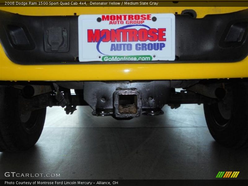 Detonator Yellow / Medium Slate Gray 2008 Dodge Ram 1500 Sport Quad Cab 4x4
