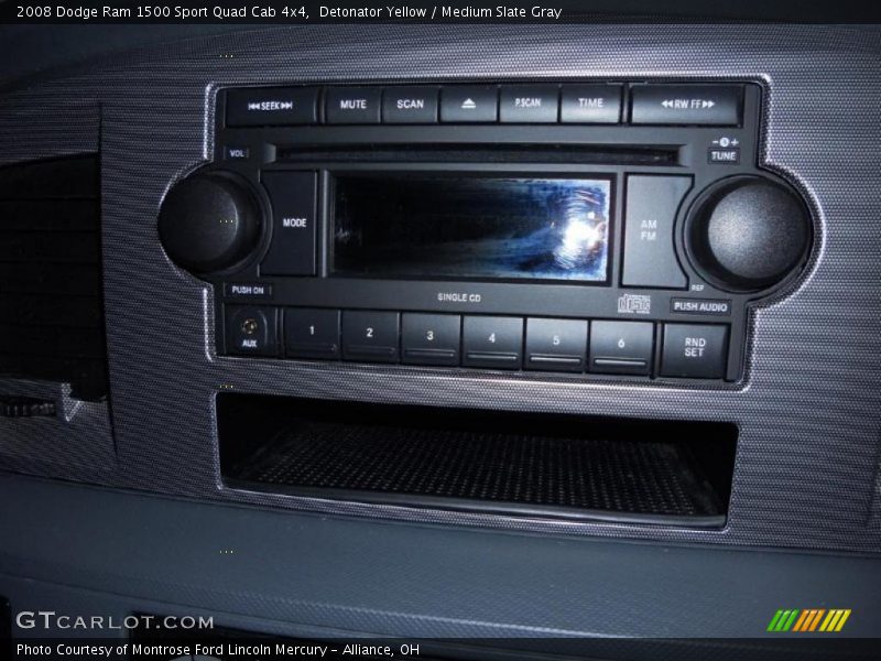 Detonator Yellow / Medium Slate Gray 2008 Dodge Ram 1500 Sport Quad Cab 4x4