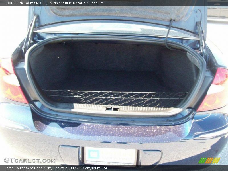 Midnight Blue Metallic / Titanium 2008 Buick LaCrosse CXL
