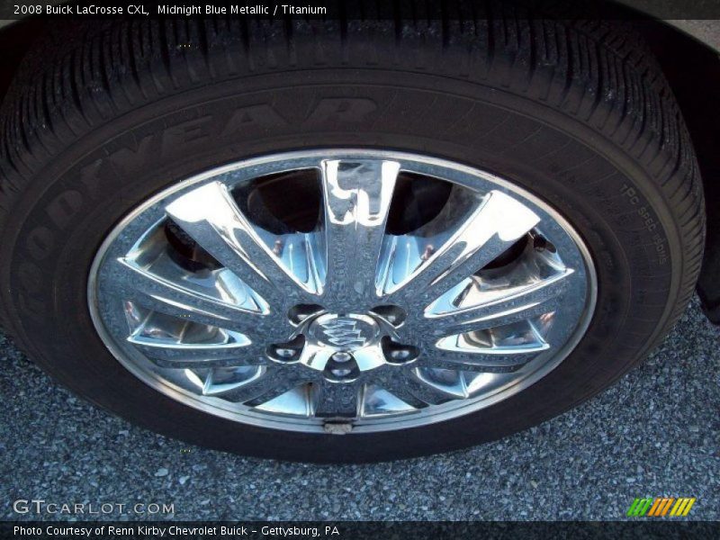 Midnight Blue Metallic / Titanium 2008 Buick LaCrosse CXL