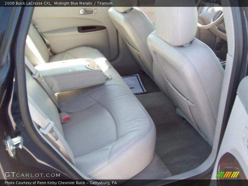 Midnight Blue Metallic / Titanium 2008 Buick LaCrosse CXL