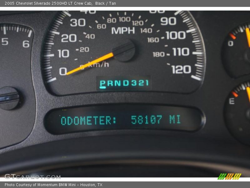 Black / Tan 2005 Chevrolet Silverado 2500HD LT Crew Cab
