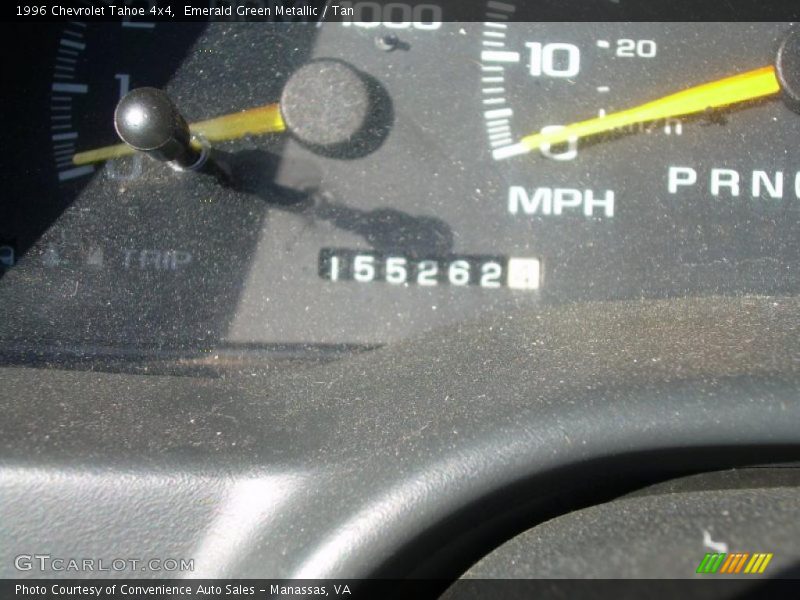 Emerald Green Metallic / Tan 1996 Chevrolet Tahoe 4x4