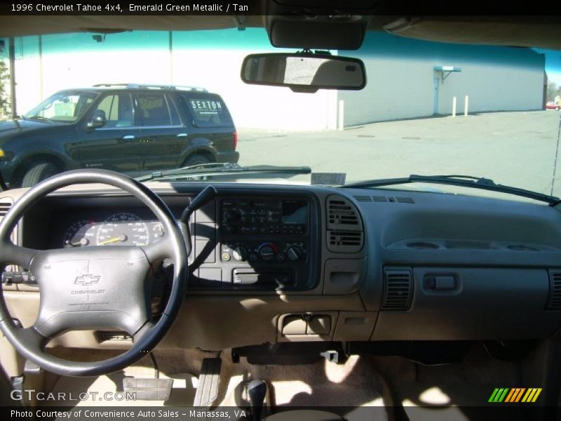 Emerald Green Metallic / Tan 1996 Chevrolet Tahoe 4x4