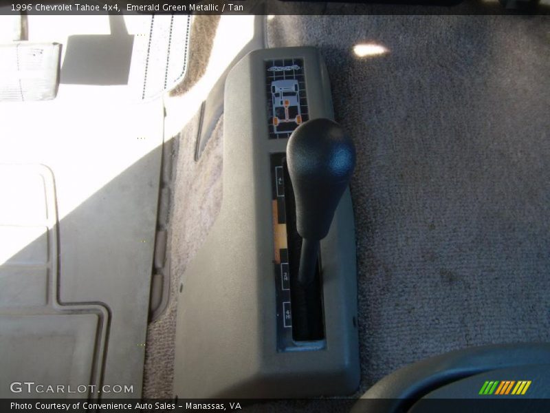 Emerald Green Metallic / Tan 1996 Chevrolet Tahoe 4x4