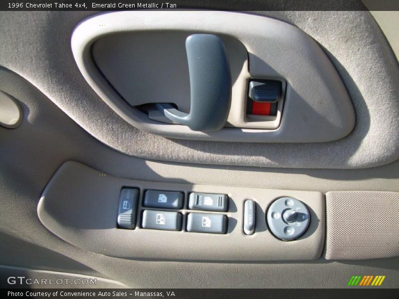 Emerald Green Metallic / Tan 1996 Chevrolet Tahoe 4x4